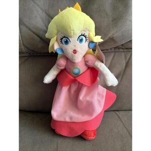 Princess Peach 10" Koopa  Super Mario Bro Figure Stuffed Animal Plush Toy Doll
